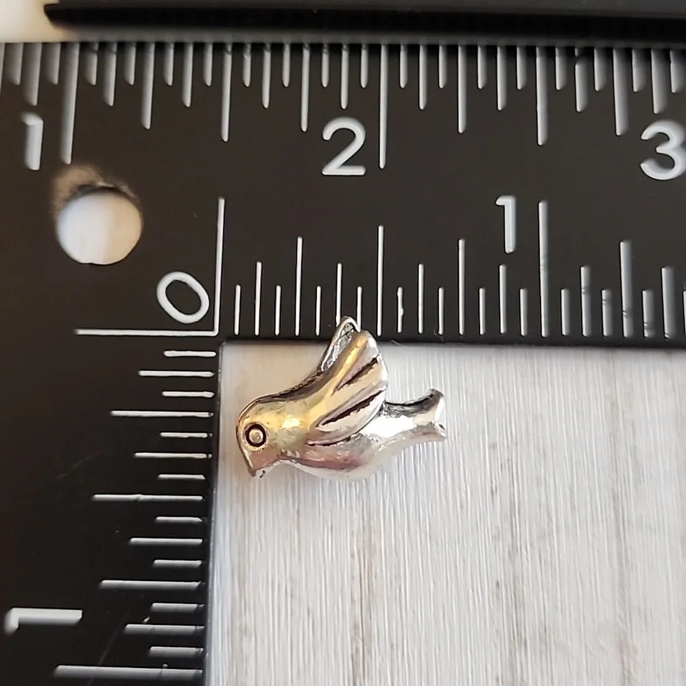 Bird Charm for European Style Bracelets Fits Pandora Systems - Picture 3 of 3